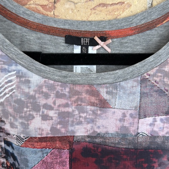 Dept Abstract Print Women's Top - Picture 2 of 3